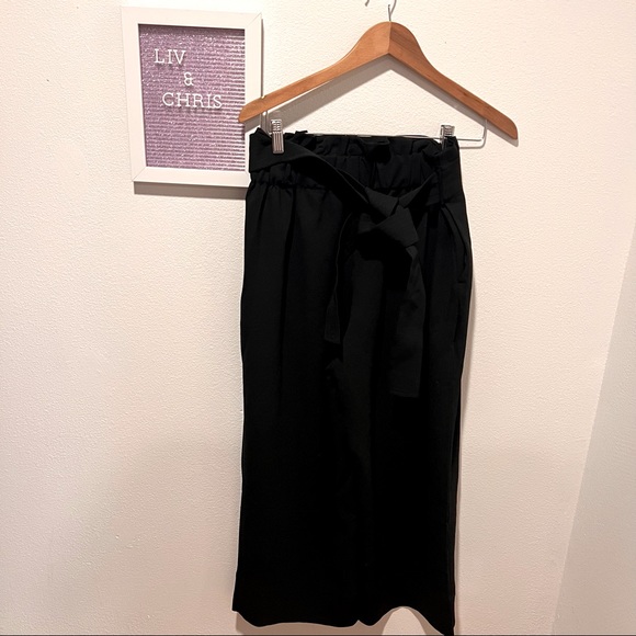 Madewell Pants - Madewell pleated paper bag pants